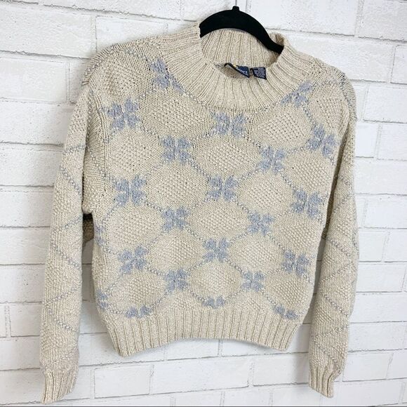 VTG Liz Claiborne Sport Handknitted Sweater U3 - Picture 6 of 9
